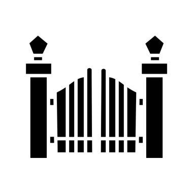 Kapı simge vektör çizim 