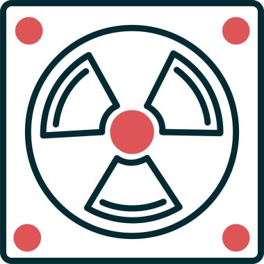 fan simgesi vektör illüstrasyonu