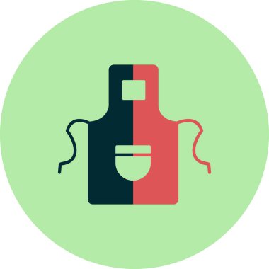 önlük simge vektör çizim