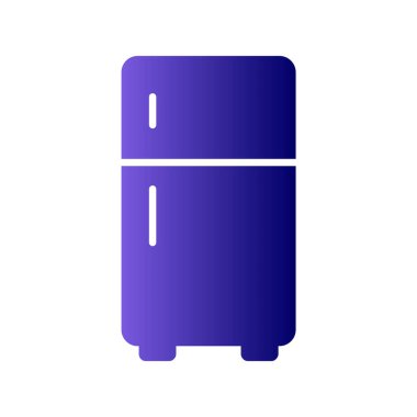 buzdolabı simgesi vektör illüstrasyonu