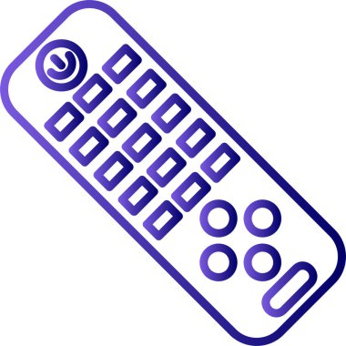 Uzaktan Denetim simgesi, vektör illüstrasyonu 