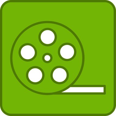 Film makarasının vektör illüstrasyonu 