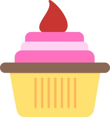 Kek simgesinin vektör illüstrasyonu