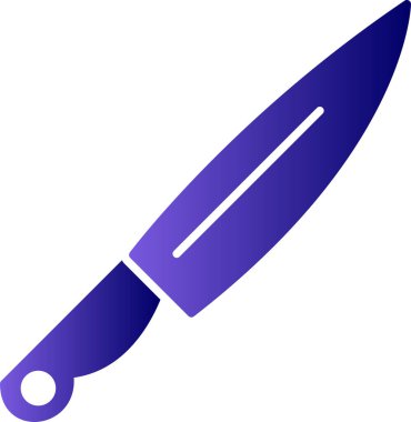 Bıçak. Web simgesi basit illüstrasyon 