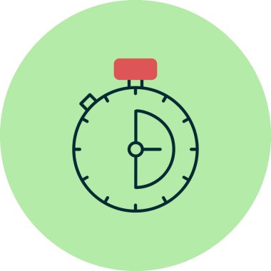 Geri sayım. Kronometrenin basit illüstrasyonu