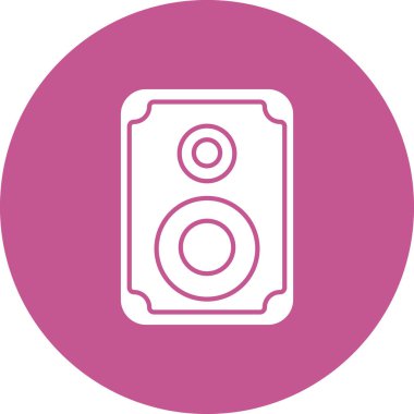 Woofer 'ın vektör illüstrasyonu