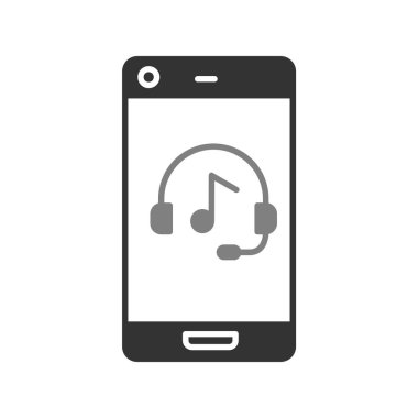 Akıllı telefon. Web simgesi basit illüstrasyon