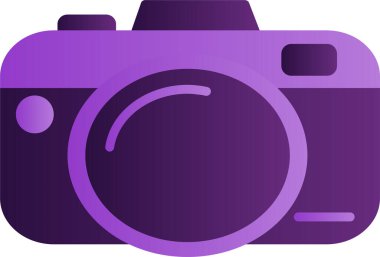 kamera simgesi vektör illüstrasyonu