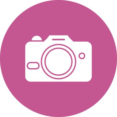 kamera simgesi vektör illüstrasyonu