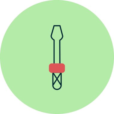 Tornavida simgesi, vektör illüstrasyonu