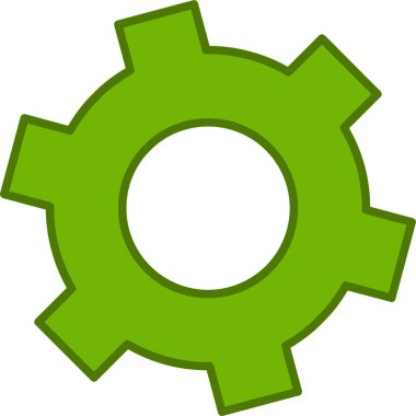 Çarklı. Web simgesi vektör illüstrasyonu ayarlanıyor