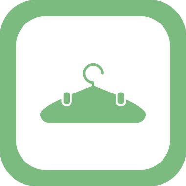 giysi askısı ikon vektör illüstrasyonu