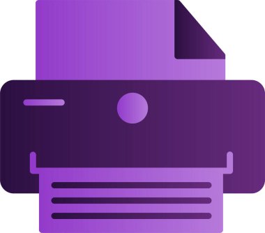 Yazıcı. Basit ağ simgesi