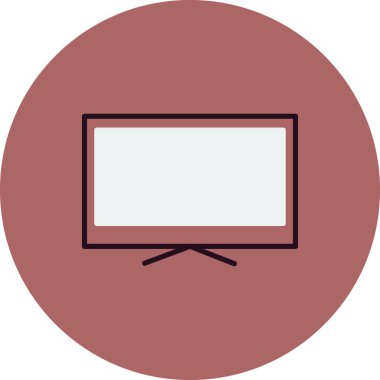 televizyon ikonu. vektör çizim