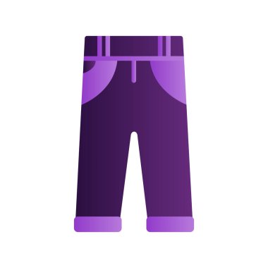 pantolon simgesi vektör illüstrasyonu 