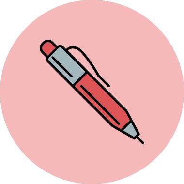 kalem simgesi vektör illüstrasyonu