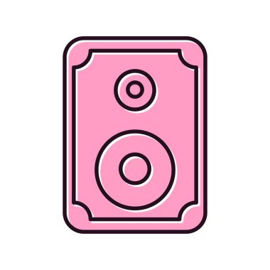 Woofer 'ın vektör illüstrasyonu