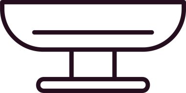 ağırlık ölçeği simgesi, vektör illüstrasyonu