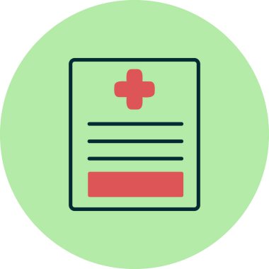 Tarif simgesi vektör illüstrasyonu