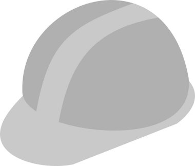 Kask simgesi vektör illüstrasyonu