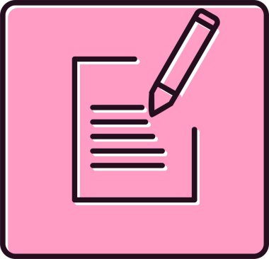 Simge oluşturulmasının vektör illüstrasyonu