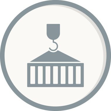 Taşıyıcı simgesi vektör illüstrasyonu