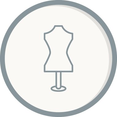 mannequin icon. flat illustration of clothes vector symbol for web 