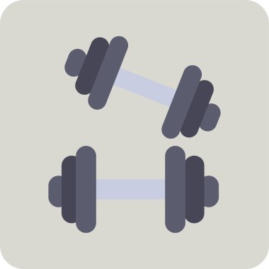 Dambıl simgesinin vektör illüstrasyonu