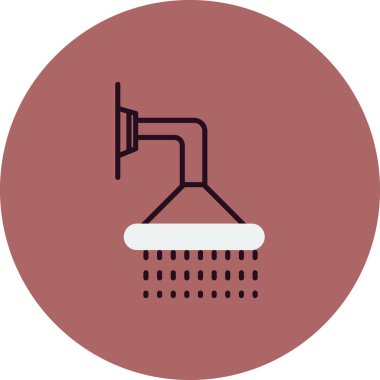 Duşun vektör çizimi