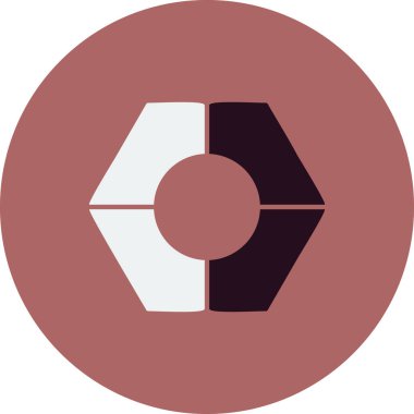 Ceviz aracı simgesinin vektör illüstrasyonu 