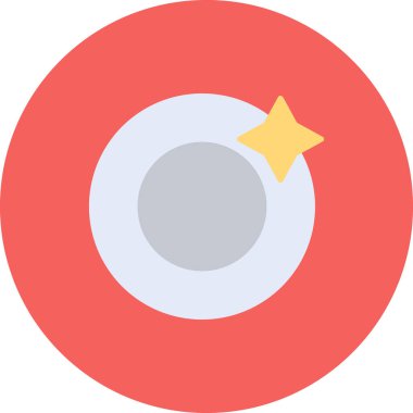 Tabak ağ simgesi basit illüstrasyon