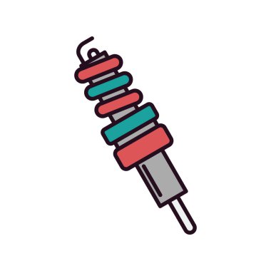 Buji vektör simgesi modern illüstrasyonuName