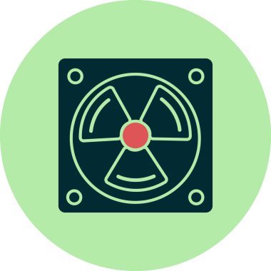 fan simgesi vektör illüstrasyonu