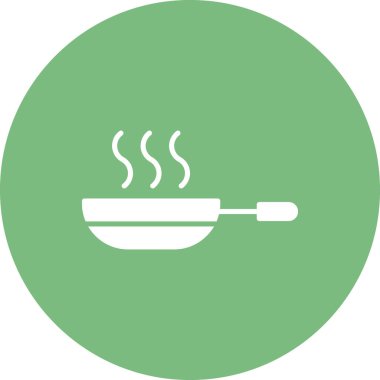 Kızarma. Web simgesi vektör illüstrasyonu