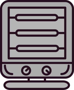 Isıtıcının vektör çizimi