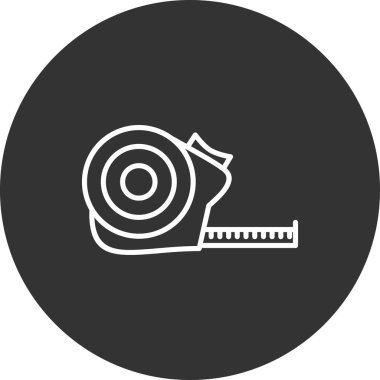 Mezura simgesinin resmedilmesi