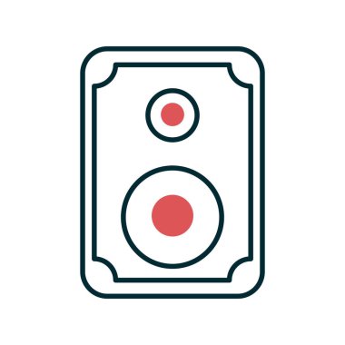 Woofer 'ın vektör illüstrasyonu