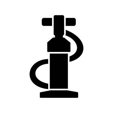 Hava pompası ikonu. özet çizimi 