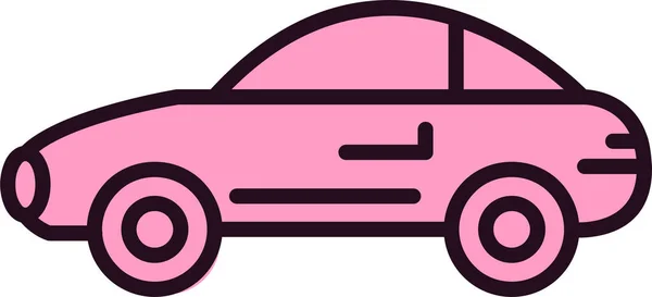 Carro Ícone Web Ilustração Simples —  Vetores de Stock