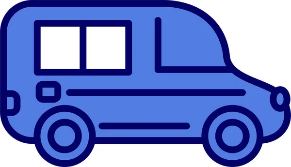 Van Icon Vectorillustratie — Stockvector