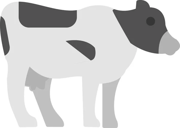 Vector Illustration Cow — Stock Vector