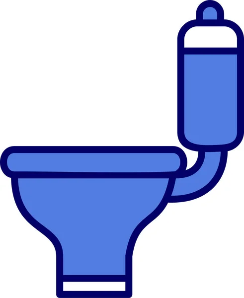 Toilet Web Icon Simple Illustration — Stockvektor