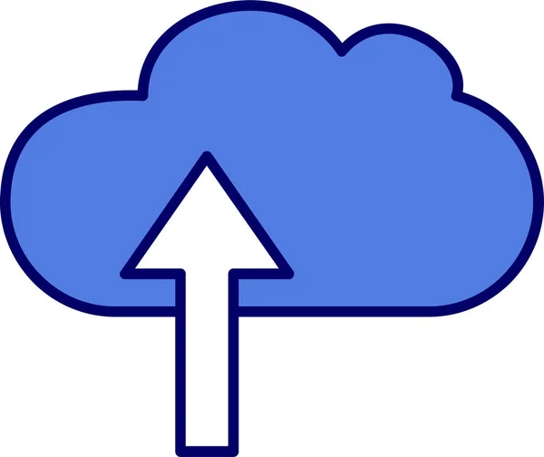 Cloud Computing Icon Vector Illustration — Stock Vector