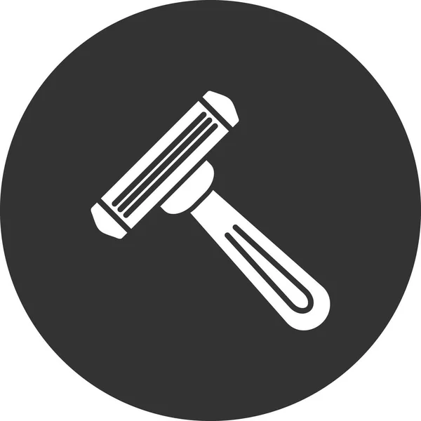 Rasiermesser Web Symbol Einfaches Design — Stockvektor