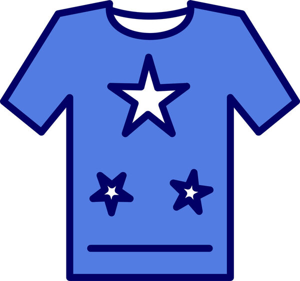 t-shirt icon, vector illustration