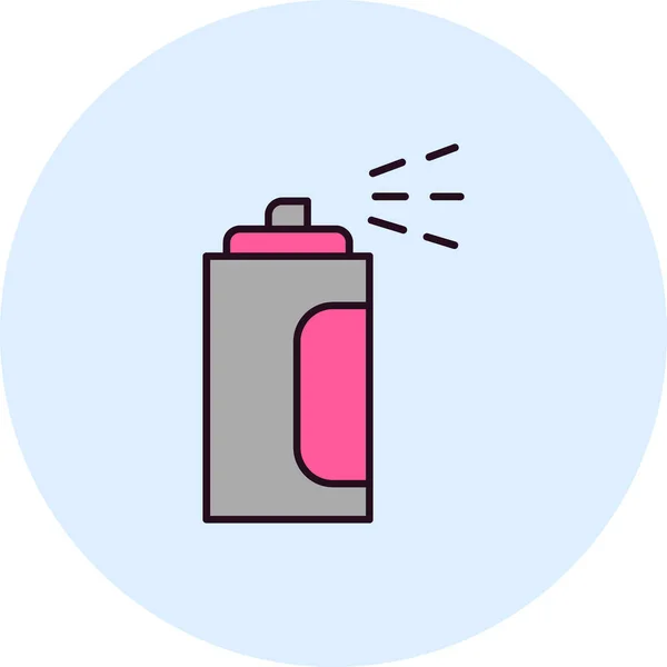 Spray Icono Web Diseño Simple — Archivo Imágenes Vectoriales