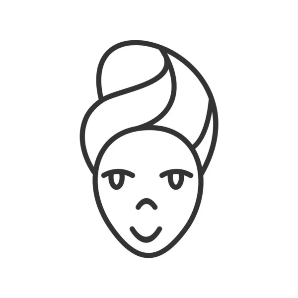 Vrouw Pictogram Vector Illustratie — Stockvector