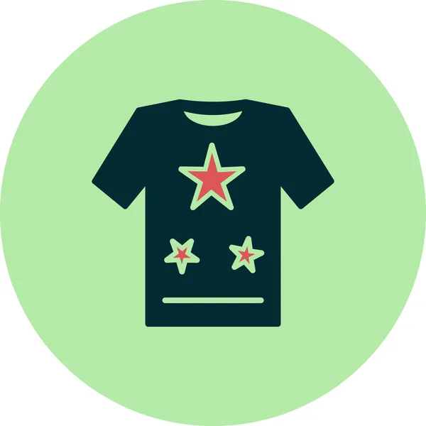 Icona Della Shirt Illustrazione Vettoriale — Vettoriale Stock