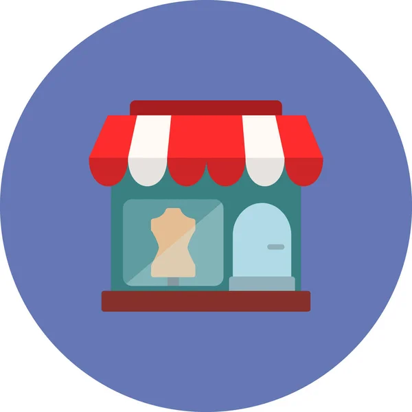 Boutique Icon Vector Illustration — Wektor stockowy