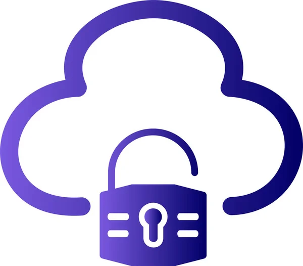 Lock Icon Vector Ilustrație — Vector de stoc